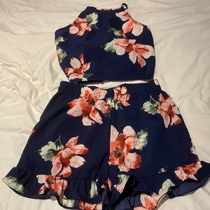 Zaful Floral Set